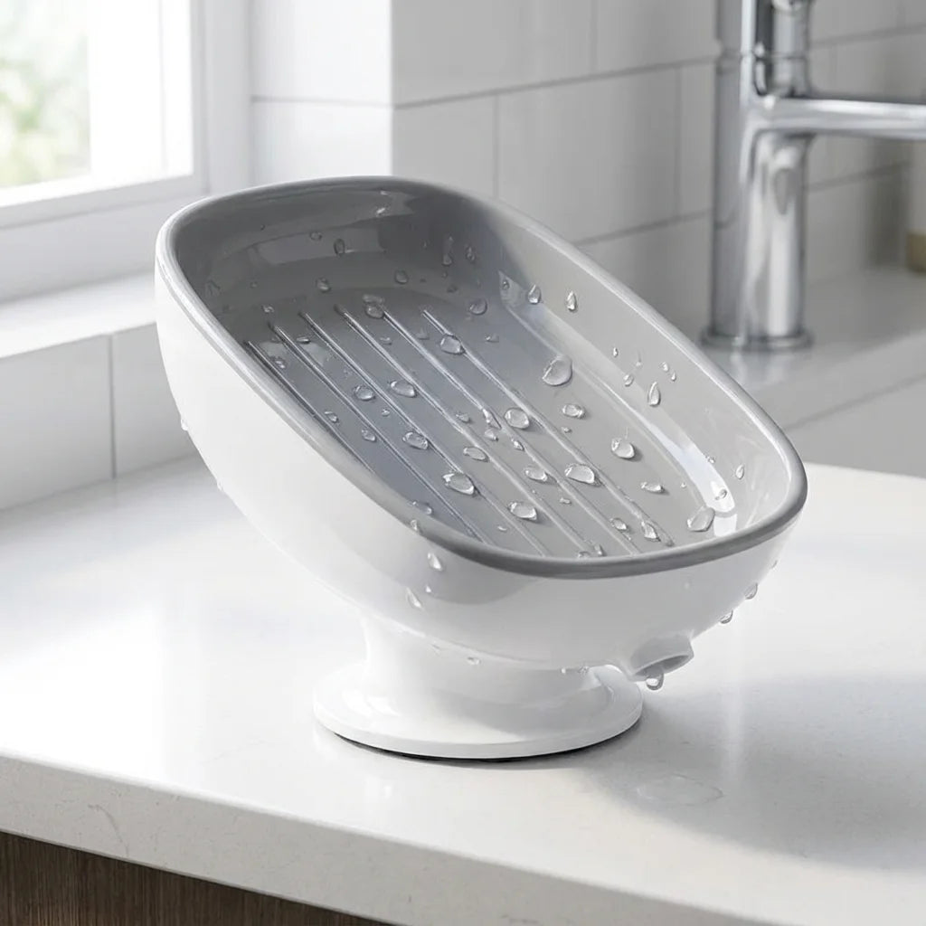 Modern Self- Draining Soap Holder